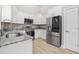 Kitchen with stainless steel appliances and granite countertops at 1727 Cane Branch Rd., Loris, SC 29569