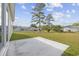 Backyard with patio and a view of other houses at 1900 Blue Bird Rd., Loris, SC 29569