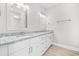 Modern bathroom vanity with granite countertops and dual sinks at 1900 Blue Bird Rd., Loris, SC 29569
