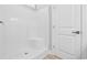 Bright bathroom with a white shower stall at 1900 Blue Bird Rd., Loris, SC 29569
