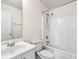 Well-lit bathroom with a vanity, toilet, and a shower-tub combination at 2336 Windmill Way, Myrtle Beach, SC 29579