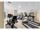 Well-equipped gym featuring treadmills, elliptical machines, and other exercise equipment at 2501 S Ocean Blvd. # 111, Myrtle Beach, SC 29577