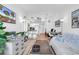 Cozy living room with a well-equipped kitchen and comfortable seating at 2501 S Ocean Blvd. # 111, Myrtle Beach, SC 29577