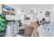 Comfortable living room with an open kitchen and a relaxed style at 2501 S Ocean Blvd. # 111, Myrtle Beach, SC 29577