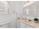 Bathroom featuring vanity, mirror, and light fixture at 2595 Buck Scrape Rd., Myrtle Beach, SC 29588