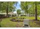 Landscaped backyard garden features beautiful greenery and lawn at 2636 Brick Dr., Longs, SC 29568
