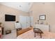 Neutral bedroom with bright lighting, a tray ceiling and dual closets at 2636 Brick Dr., Longs, SC 29568