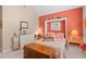 Bright bedroom with vaulted ceiling, neutral carpet, and cozy decor at 2636 Brick Dr., Longs, SC 29568