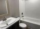 Bathroom featuring a toilet, shower and vanity with sink at 2705 Capricorn Dr., Myrtle Beach, SC 29575