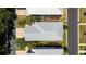 An aerial view showcases the home's roof and landscaping in a well-maintained neighborhood setting at 281 Lumbee Circle, Pawleys Island, SC 29585