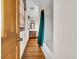 Hallway to bathroom with hardwood floors and vanity at 3659 Jordan Landing Rd., Murrells Inlet, SC 29576