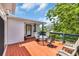 Outdoor deck with wood flooring, seating, and nice views at 3659 Jordan Landing Rd., Murrells Inlet, SC 29576