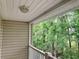 View from balcony, surrounded by lush greenery and nature at 3677 Clay Pond Village Ln. # 6, Myrtle Beach, SC 29579