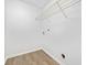 Bright laundry room with wire shelving and white walls, ready for appliances at 3762 Citation Way # 1023, Myrtle Beach, SC 29577
