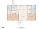A detailed floor plan of a 1,367 sq ft home showcasing bedroom, kitchen, living room and bathroom locations at 3768 Green Sea Rd., Green Sea, SC 29545