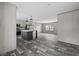 Modern kitchen featuring stainless steel appliances, gray cabinets, and a stylish island at 3768 Green Sea Rd., Green Sea, SC 29545