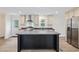Kitchen with a center island, stainless steel appliances, and plenty of counter space for food preparation at 3772 Green Sea Rd., Green Sea, SC 29545
