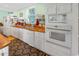 Classic kitchen features white cabinets, wood countertops, and modern appliances at 3926 Flagg St., Murrells Inlet, SC 29576