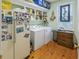 Cozy laundry room featuring a washer, dryer, and a stained-glass window at 3926 Flagg St., Murrells Inlet, SC 29576