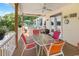 Relaxing outdoor deck with comfortable seating, perfect for enjoying the serene surroundings at 3926 Flagg St., Murrells Inlet, SC 29576