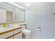 Bright bathroom with a large mirror and built-in features at 435 Ocean Creek Dr. # 2722, Myrtle Beach, SC 29572