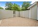 Private brick-paved patio surrounded by a wooden fence, offering a secluded outdoor space at 435 Ocean Creek Dr. # 2722, Myrtle Beach, SC 29572