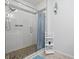 Bathroom shower with tile and glass door at 503 20Th Ave. N # 55B, North Myrtle Beach, SC 29582
