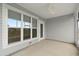 A screened-in porch provides a relaxing outdoor space and protection from the elements at 5031 Vinesia Dr., Myrtle Beach, SC 29579