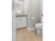 Small bathroom featuring granite countertop and tile flooring at 505 Beaty St., Conway, SC 29526