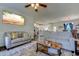 Bright living room with hardwood floors and comfortable seating at 548 Fox Chase Dr., Conway, SC 29527