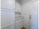 A well-organized mud room featuring white cabinets and drawers near the entryway at 548 Fox Chase Dr., Conway, SC 29527
