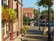 Picturesque street view, with trees, flowers and building decorations adding charm to the area at 548 Fox Chase Dr., Conway, SC 29527