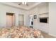Cozy main bedroom with closet, connecting doors, and built-in shelving, perfect for organized living at 5750 Oyster Catcher Dr. # 531, North Myrtle Beach, SC 29582