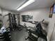 Well-equipped home gym featuring modern exercise equipment and ample workout space at 5905 S Kings Hwy. # 1816 Rt, Myrtle Beach, SC 29575