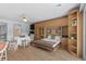 Bedroom features a murphy bed and custom built-in storage at 6401 N Ocean Blvd., Myrtle Beach, SC 29572