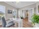 Cozy office with hardwood floors, neutral paint, and lots of natural light at 933 Wild Leaf Loop, Conway, SC 29526