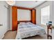 Spare bedroom with a Murphy bed, wood-look wardrobe, and neutral walls at 103 Robin Ct., Murrells Inlet, SC 29576