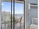 A balcony offering direct ocean views and comfortable seating at 1207 S Ocean Blvd. # 51312, Myrtle Beach, SC 29577