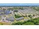 Aerial view of waterfront community and marina along the waterway at 131 Waypoint Ridge Ave. # Q26, Little River, SC 29566
