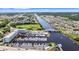 Aerial view of waterfront community with marina, condos and bridge at 131 Waypoint Ridge Ave. # Q26, Little River, SC 29566