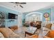 Comfortable living room with bay window and neutral-toned furnishings at 131 Waypoint Ridge Ave. # Q26, Little River, SC 29566