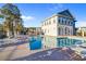 Community pool with lounge chairs and clear, blue water at 131 Waypoint Ridge Ave. # Q26, Little River, SC 29566