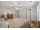 Bedroom featuring a large bed, hardwood floors, and neutral colors at 1342 Highway 90, Conway, SC 29526