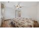 Cozy bedroom featuring hardwood floors and soft natural light at 1342 Highway 90, Conway, SC 29526