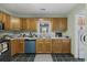 Kitchen with window over the sink and lots of cabinet space at 1342 Highway 90, Conway, SC 29526