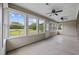 Bright sunroom with large windows offering views of the yard at 1342 Highway 90, Conway, SC 29526
