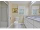 Well-lit bathroom with a walk-in shower and white fixtures at 196 John Waites Ct., Georgetown, SC 29440