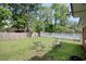 Spacious backyard featuring lush greenery, a patio set and partial fencing for outdoor enjoyment at 2004 Seitter St., Georgetown, SC 29440