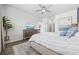 Inviting bedroom featuring a comfortable bed, modern furniture, and a calming color palette for relaxation at 205 Longside Ct., Little River, SC 29566