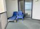 Relaxing balcony setting with lounge chair and ocean view at 2101 S Ocean Blvd. # A-4, North Myrtle Beach, SC 29582